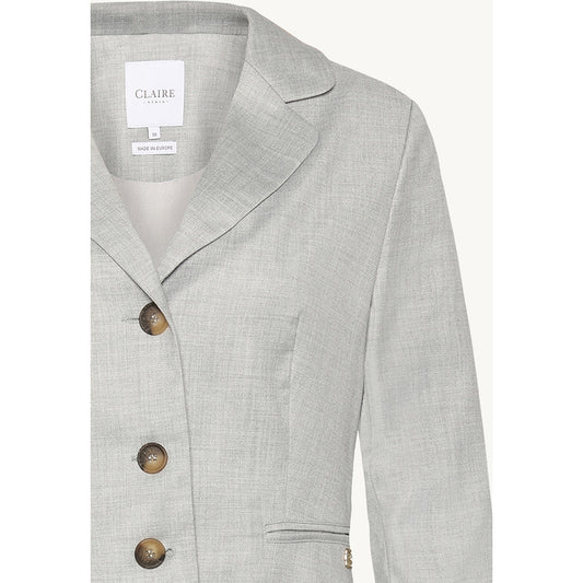 CLAIRE Blazer CWEaren Blazer 1218 Soft Grey Melange