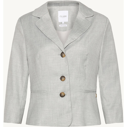 CLAIRE Blazer CWEaren Blazer 1218 Soft Grey Melange