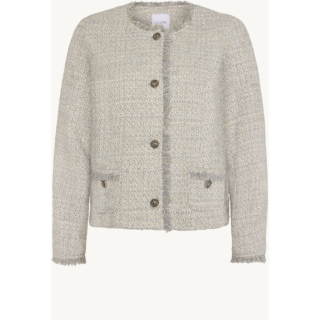 CLAIRE Blazer CWElliana Blazer 1218 Soft Grey Melange