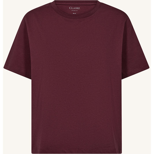 CLAIRE CWAdley Cropped T-Shirt T-shirt S/S 4381 Fig