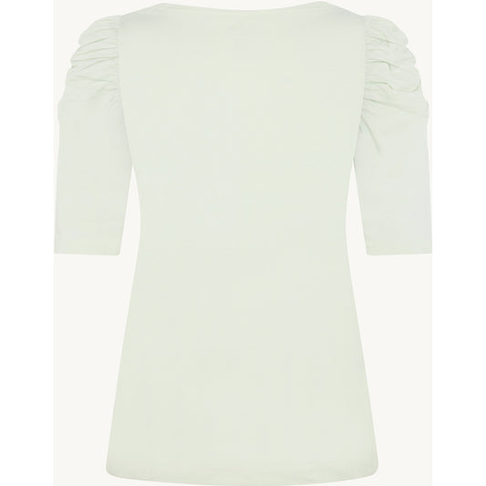 CLAIRE CWAdrienne draped T-Shirt T-shirt L/S 4422 Pale Aqua