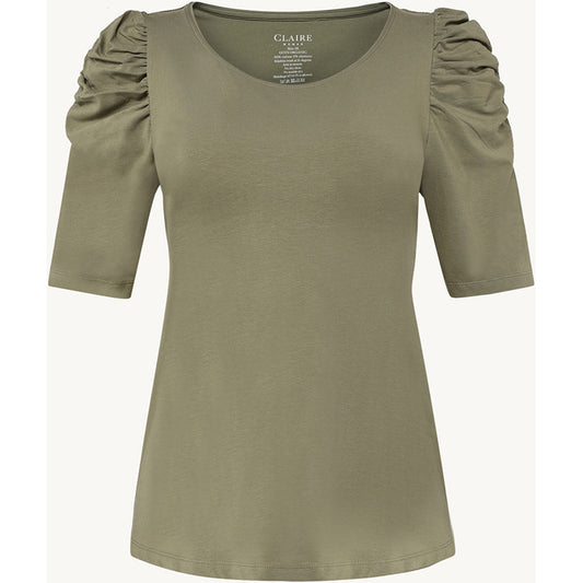 CLAIRE CWAdrienne draped T-Shirt T-shirt L/S 4441 Trekking