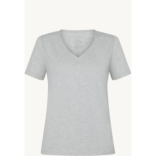 CLAIRE CWAida T-shirt S/S 1218 Soft Grey Melange
