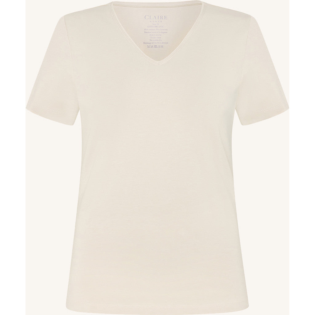 CLAIRE CWAida T-shirt S/S 3261 Sand Stone