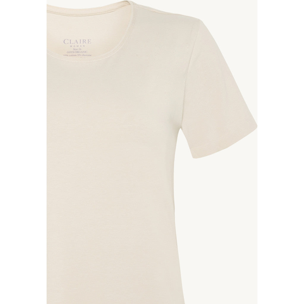 CLAIRE CWAlanis T-shirt S/S 3261 Sand Stone