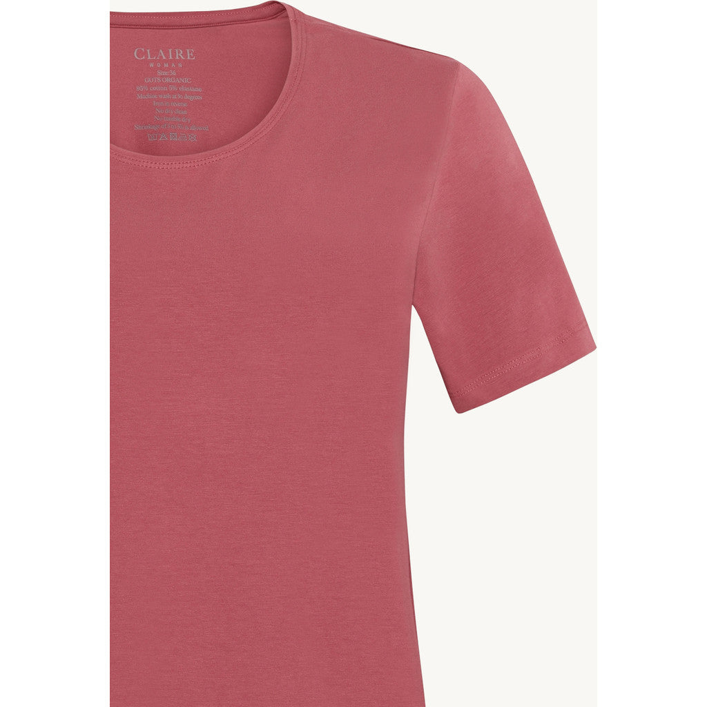 CLAIRE CWAlanis T-shirt S/S 3726 Rose Wine