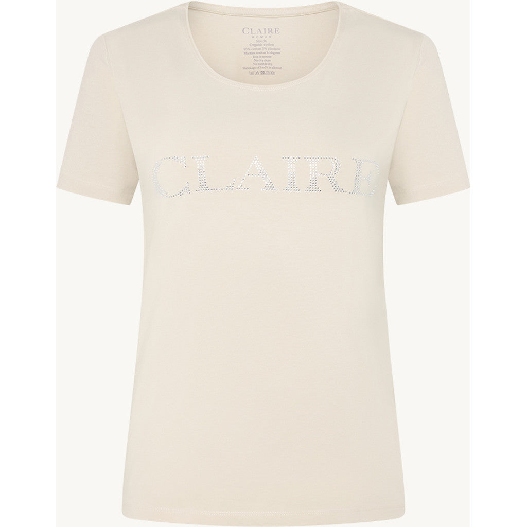 CLAIRE CWAlanis T-shirt S/S 3261 Sand Stone