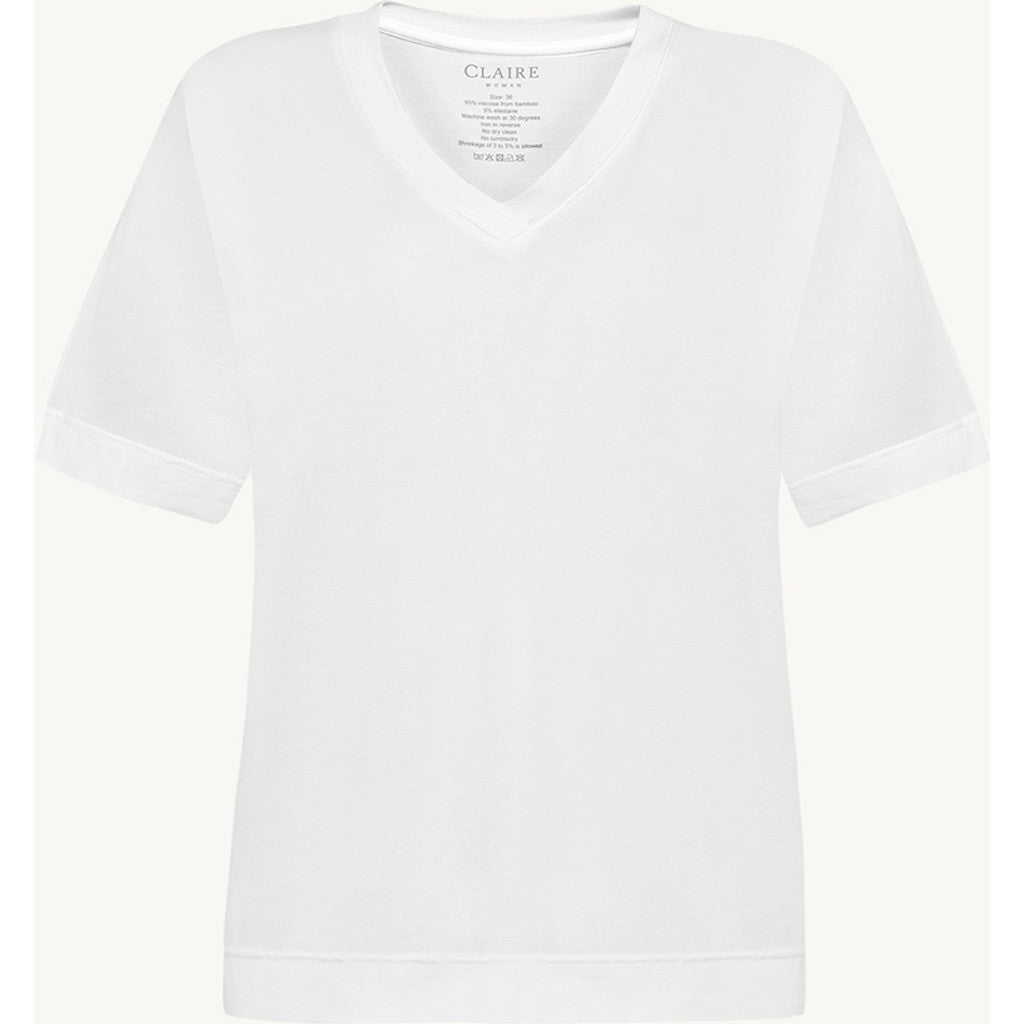CLAIRE CWAlisa T-shirt S/S 3246 White
