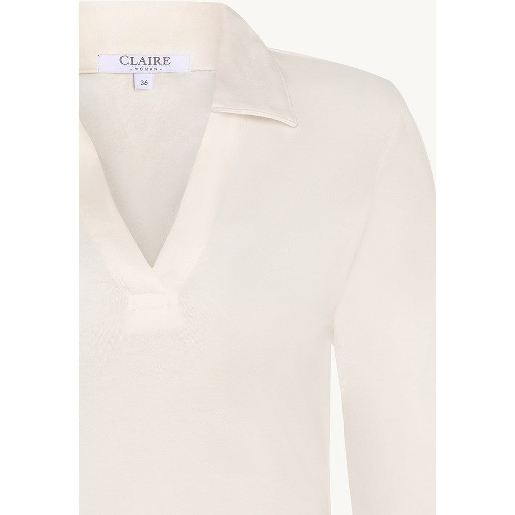 CLAIRE CWAmaya T-shirt L/S 3217 Gardenia