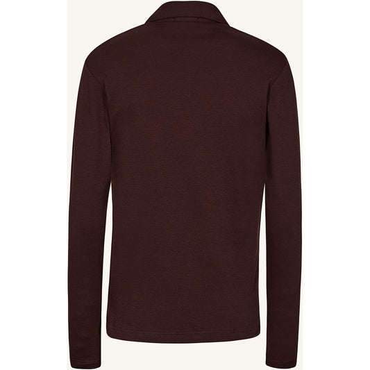 CLAIRE CWAmaya T-shirt L/S 4565 Chocolate