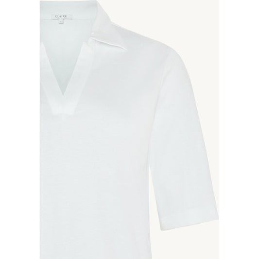 CLAIRE CWAmaya Polo T-shirt T-shirt S/S 3246 White