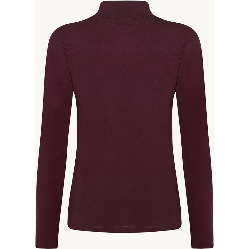 CLAIRE CWAmberly T-shirt L/S 3748 Wineberry
