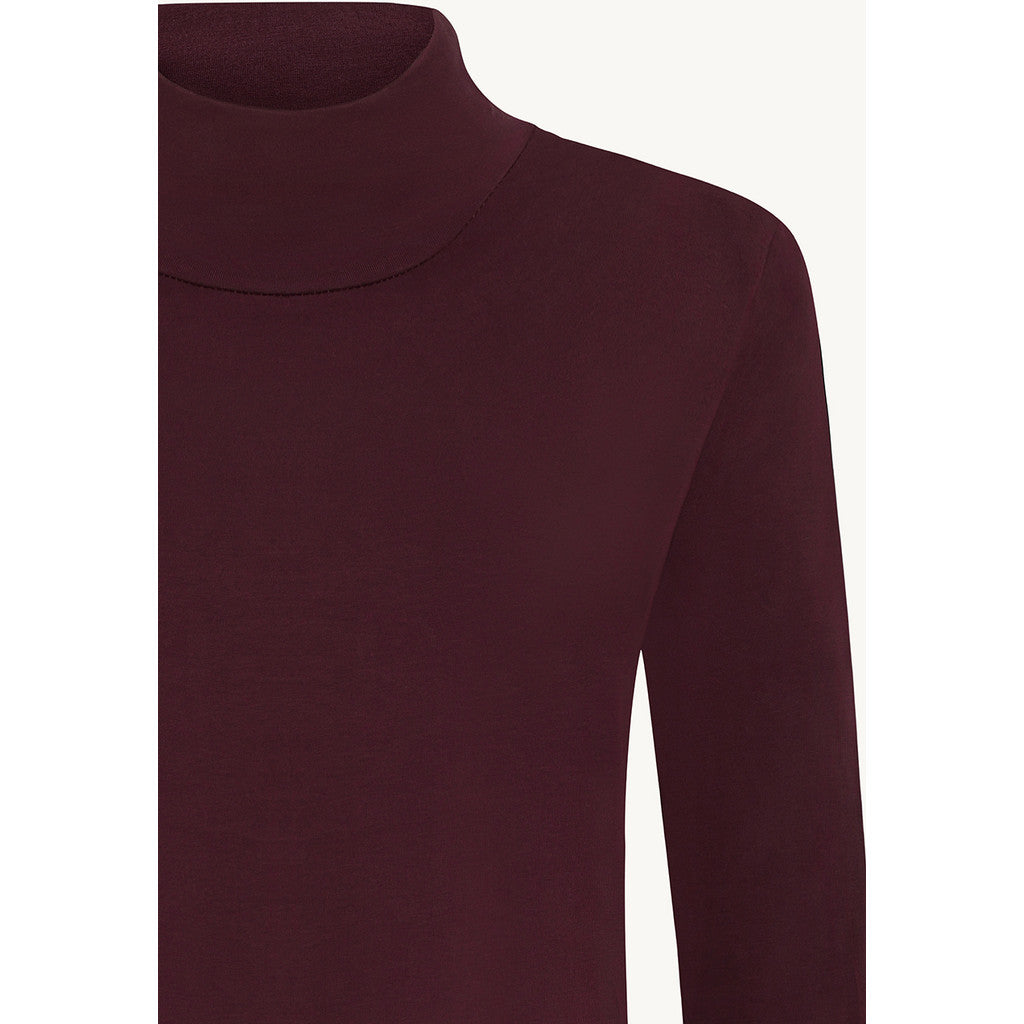 CLAIRE CWAmberly T-shirt L/S 3748 Wineberry