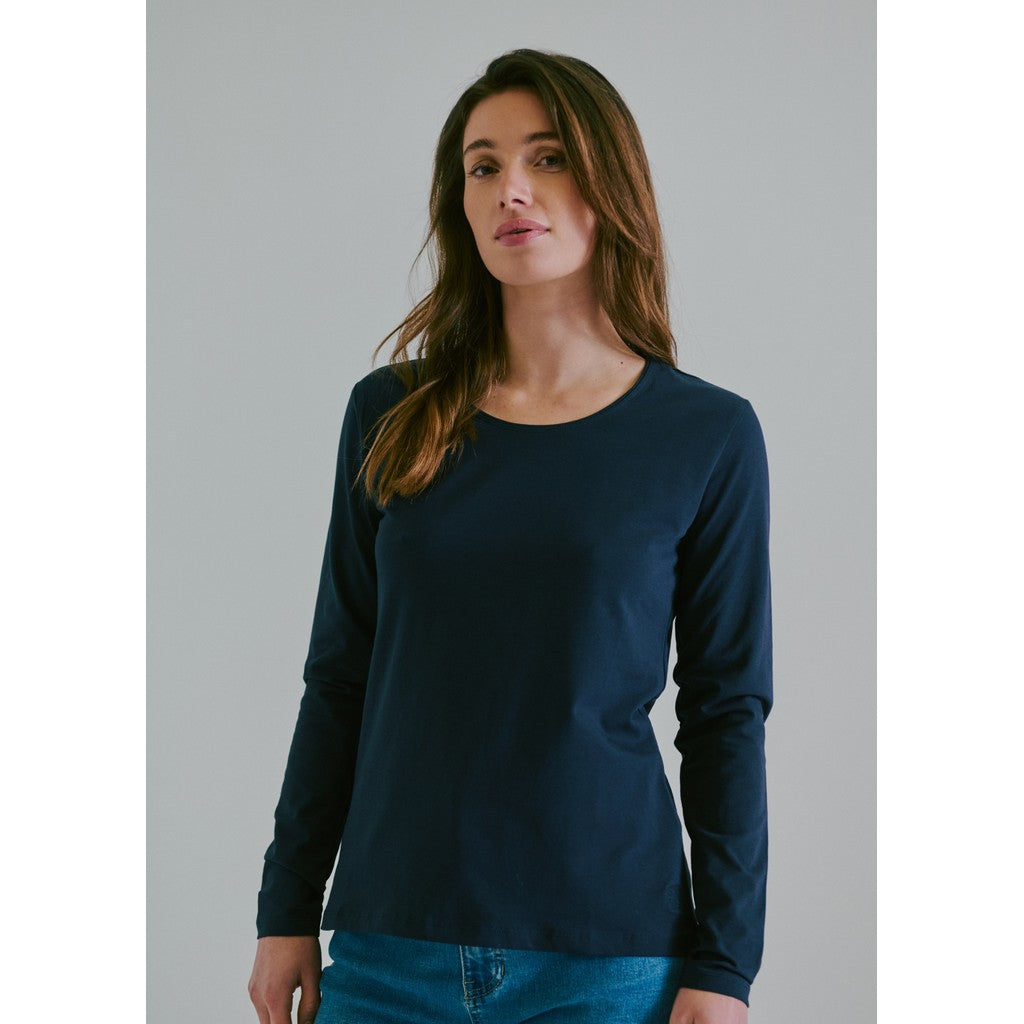 CLAIRE CWAmy T-shirt L/S 3151 Dark Navy