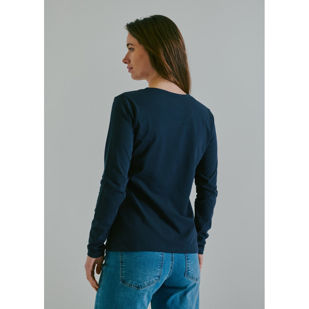 CLAIRE CWAmy T-shirt L/S 3151 Dark Navy
