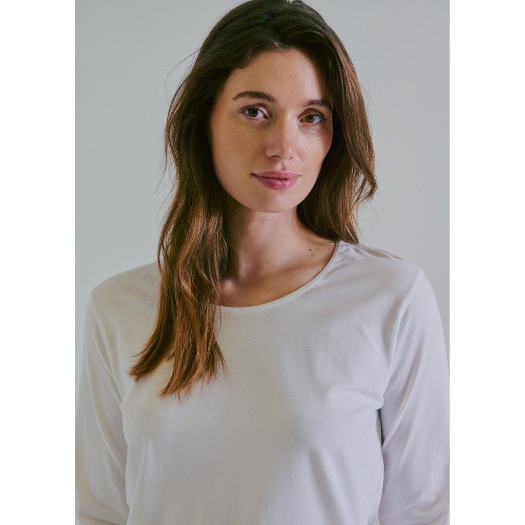 CLAIRE CWAmy T-shirt L/S 3246 White