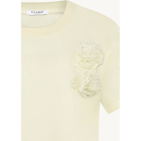 CLAIRE CWAndrea T-shirt S/S 3217 Gardenia