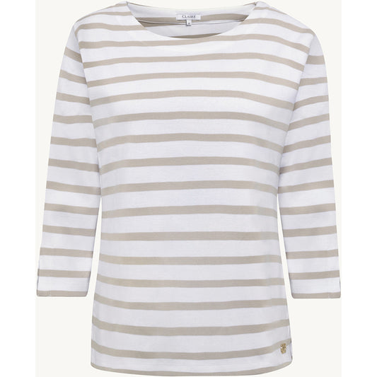 CLAIRE CWAnette T-shirt L/S 3261 Sand Stone