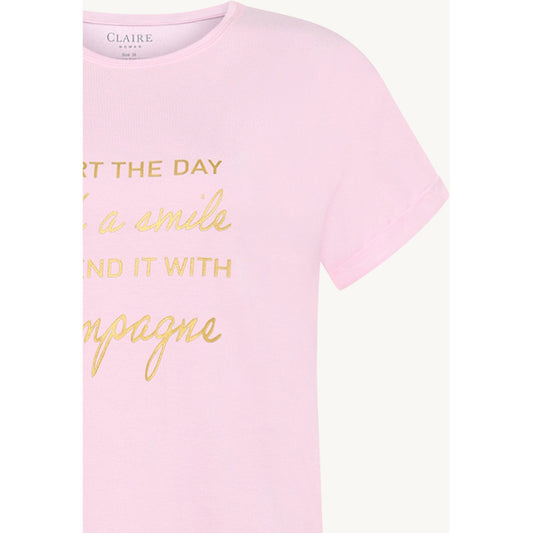 CLAIRE CWAoife T-shirt S/S 4318 Pink Tulle