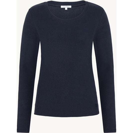 CLAIRE CWAshley T-shirt L/S 3151 Dark Navy