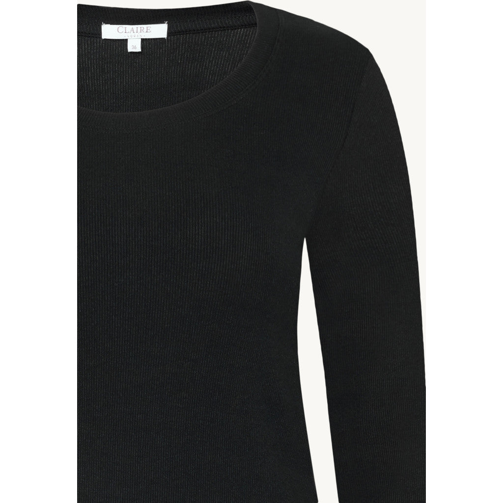 CLAIRE CWAshley T-shirt L/S 3244 Black
