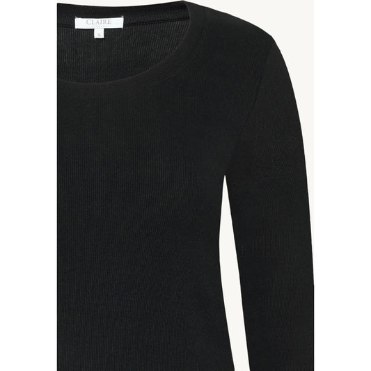 CLAIRE CWAshley T-shirt L/S 3244 Black