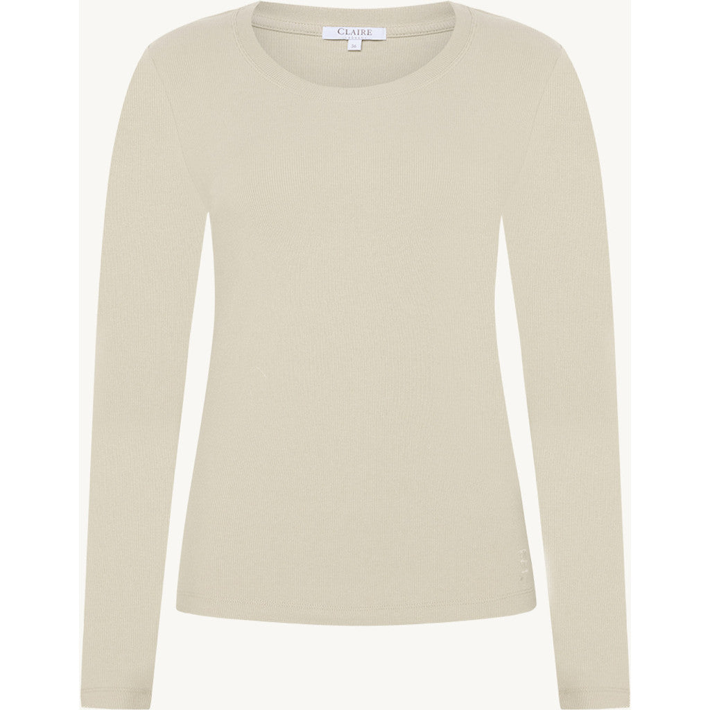 CLAIRE CWAshley T-shirt L/S 4538 Feather