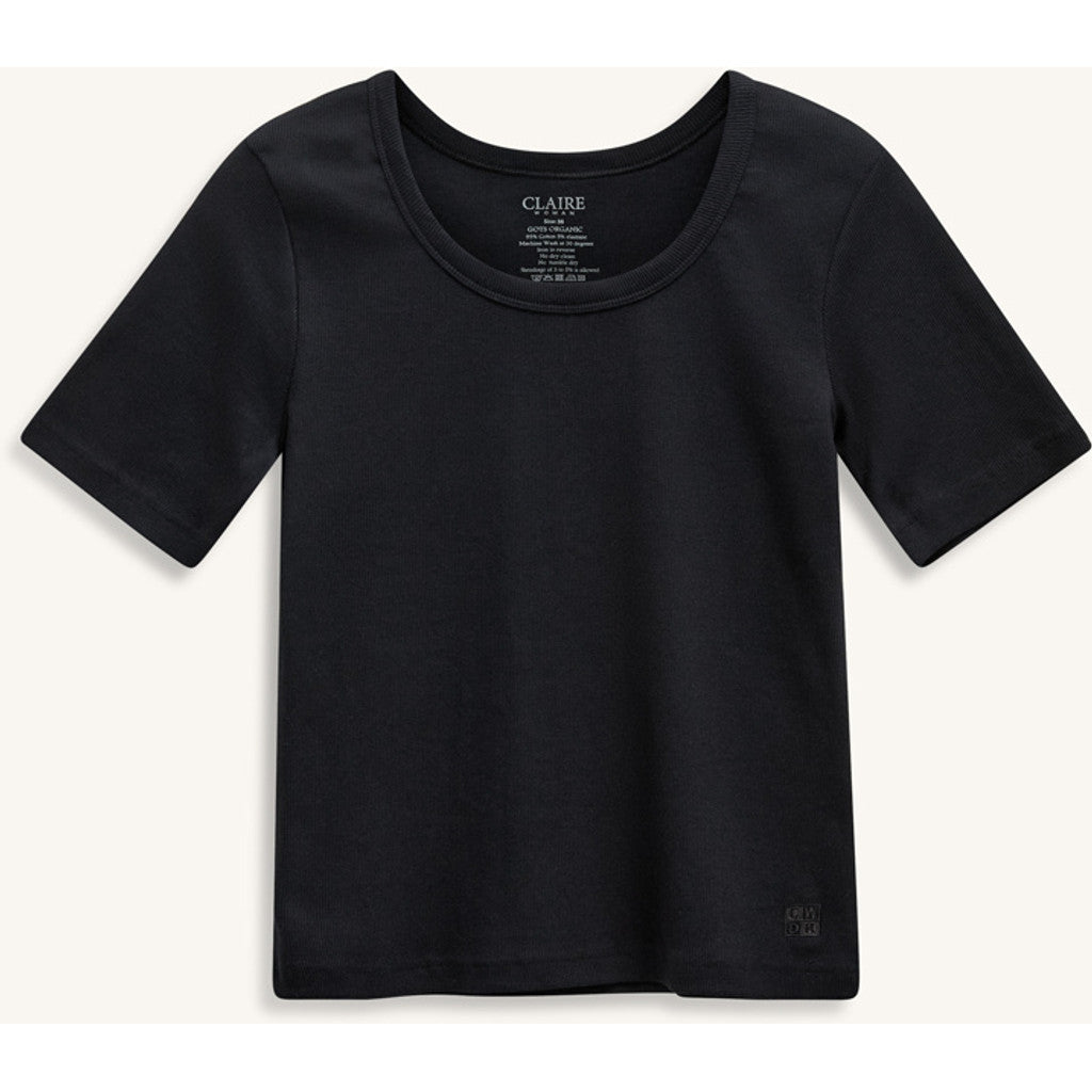 CLAIRE CWAstrid T-shirt S/S 3244 Black