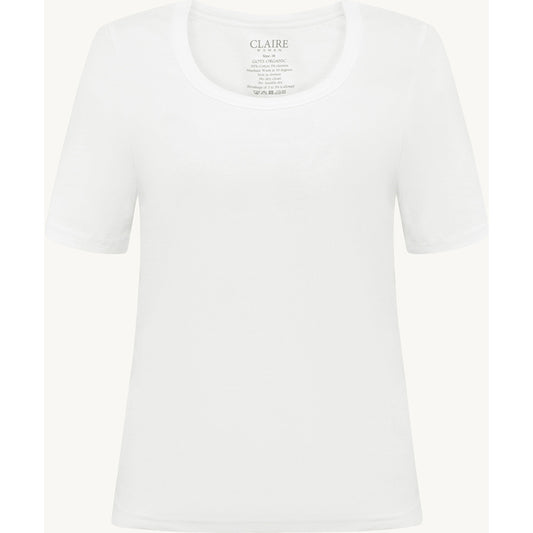 CLAIRE CWAstrid T-shirt S/S 3246 White