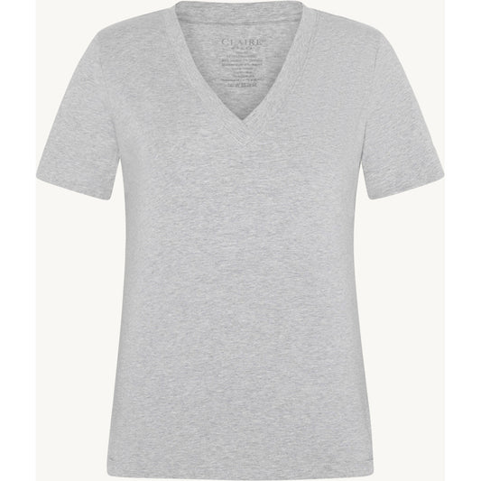 CLAIRE CWAurora T-shirt S/S 1218 Soft Grey Melange