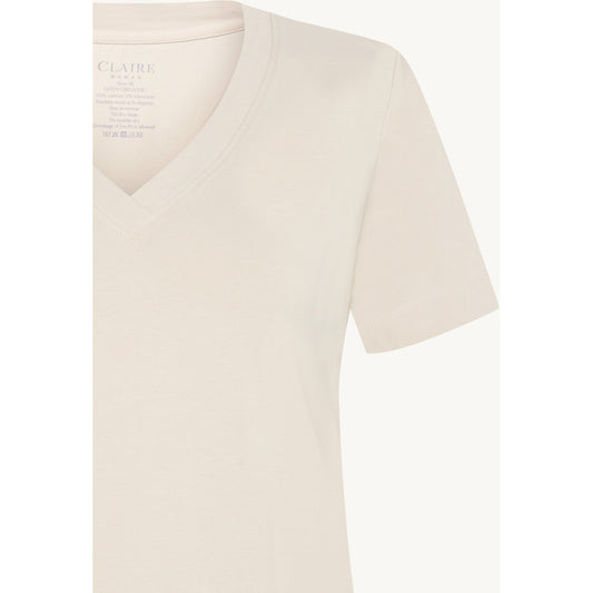 CLAIRE CWAurora T-shirt S/S 3261 Sand Stone
