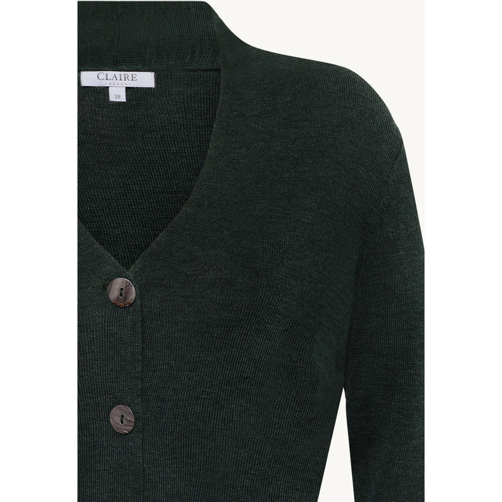 CLAIRE CWCait Cardigan 14439 Sea Grass