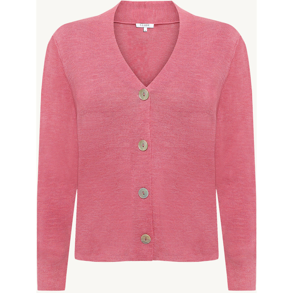 CLAIRE CWCait Cardigan 14711 Coral Blush Melange