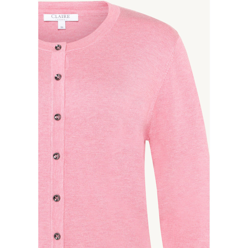 CLAIRE CWCamilla Cardigan 14711 Coral Blush Melange