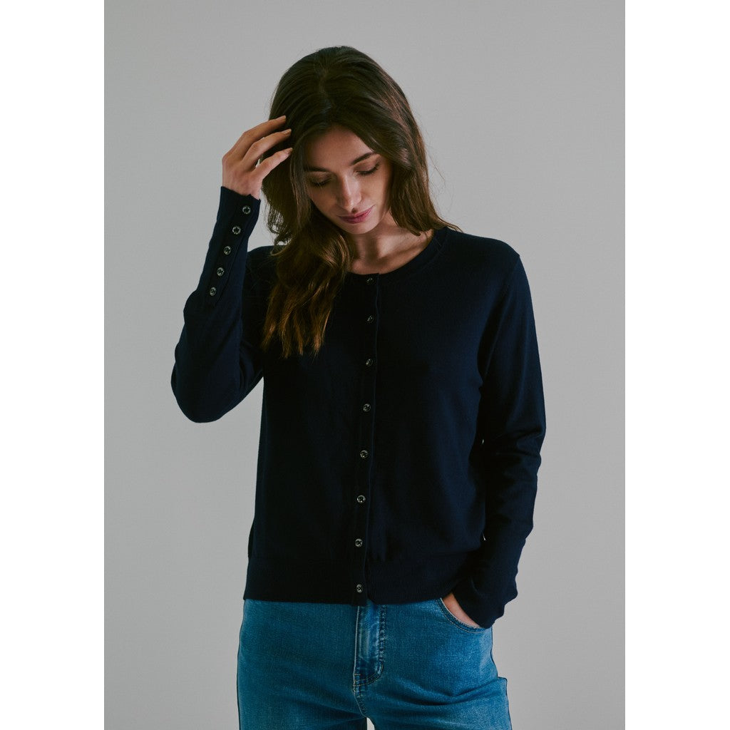 CLAIRE CWCamilla Cardigan 3151 Dark Navy