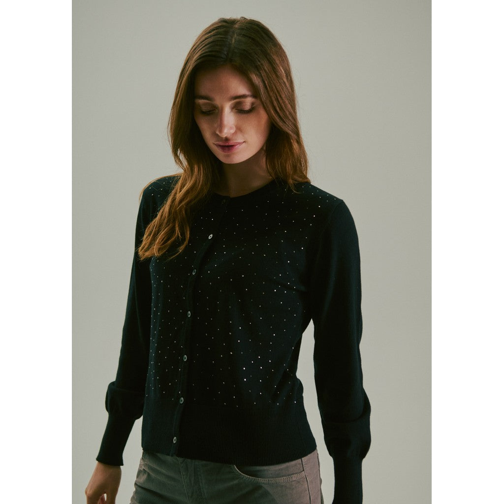 CLAIRE CWCamillaroze Cardigan 3244 Black