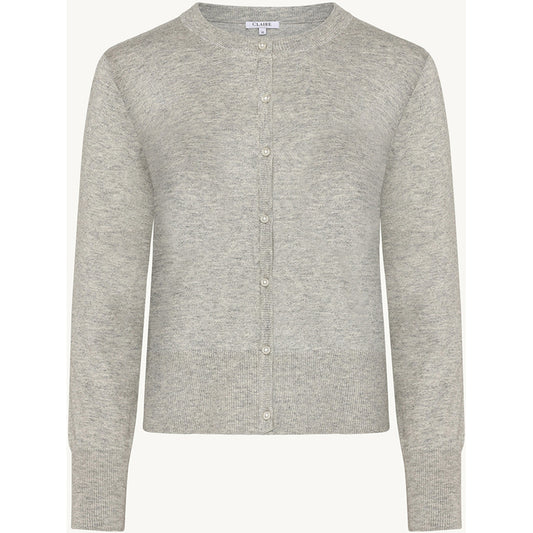 CLAIRE CWCamillaroze Cardigan 1218 Soft Grey Melange