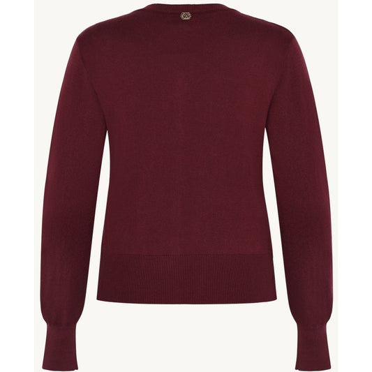 CLAIRE CWCamillaroze Cardigan 13748 Wine Melange