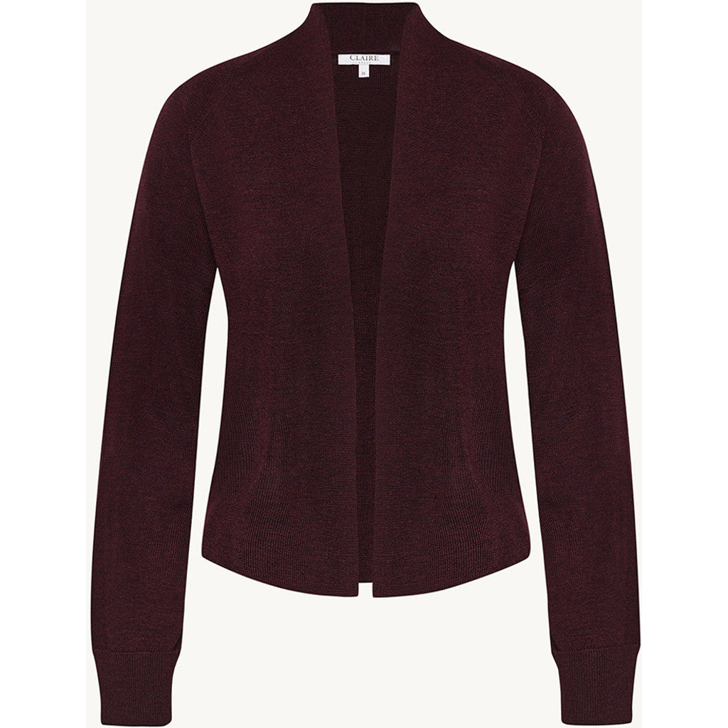 CLAIRE CWCeline Cardigan 13748 Wine Melange