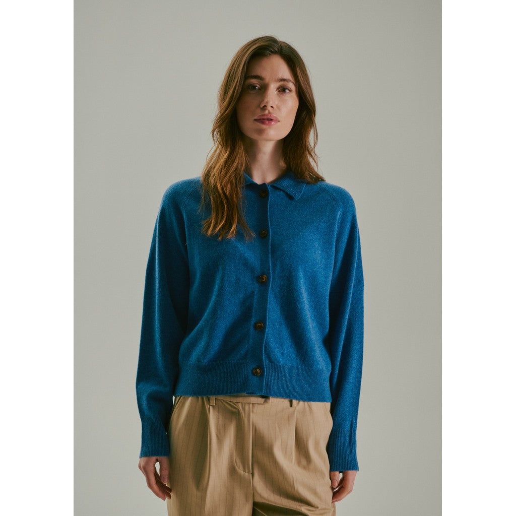 CLAIRE CWCequilla Cardigan 14154 Blue Dove Melange