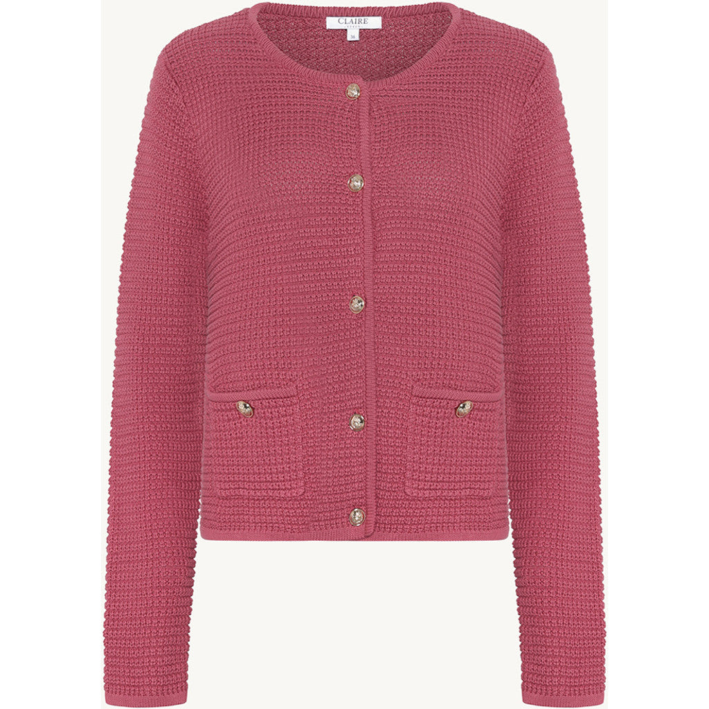 CLAIRE CWChalina Cardigan 3726 Rose Wine
