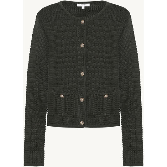 CLAIRE CWChalina Cardigan 4480 Old Forest