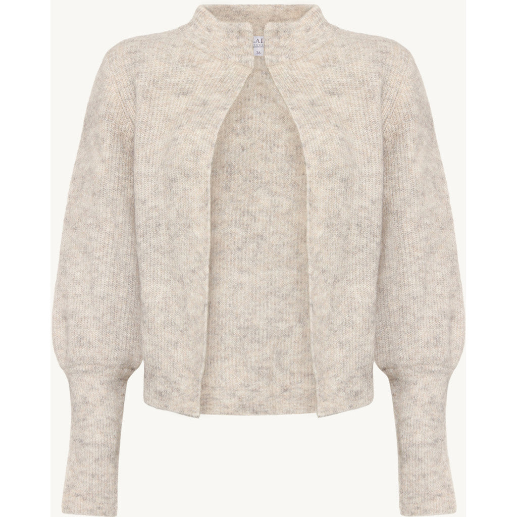 CLAIRE CWChelsea Cardigan 13272 Snow White Melange