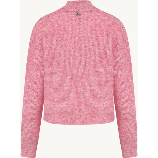 CLAIRE CWChelsea Cardigan 13726 Rose Wine Melange