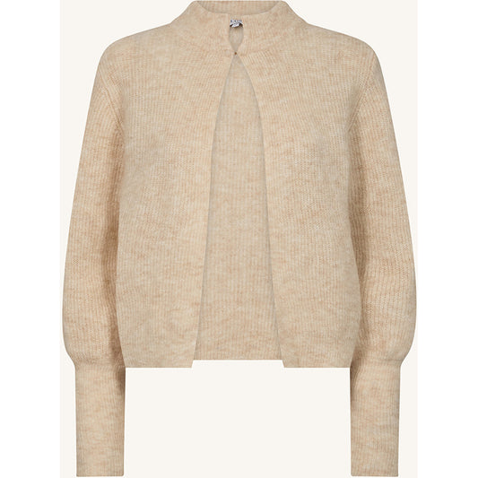 CLAIRE CWChelsea Cardigan 14505 Sand-Melange
