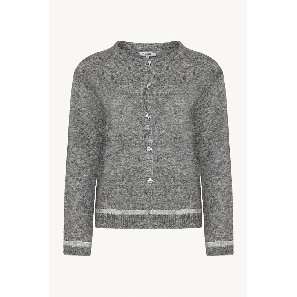 CLAIRE CWClaire Cardigan 1206 Grey Melange