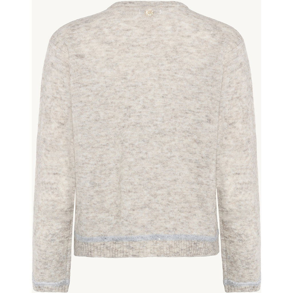 CLAIRE CWClaire Cardigan 13272 Snow White Melange