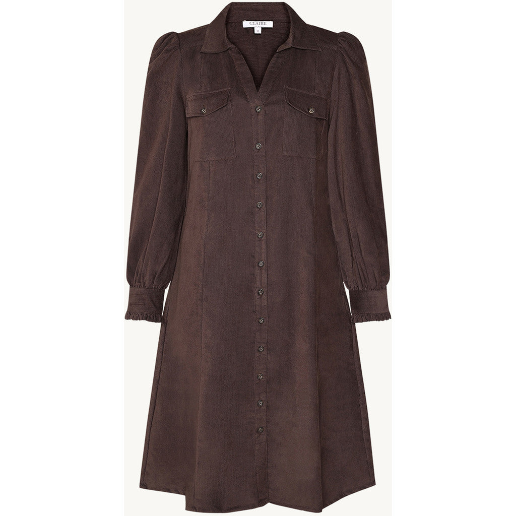 CLAIRE CWDelinde Dresses 4579 Hot Fudge