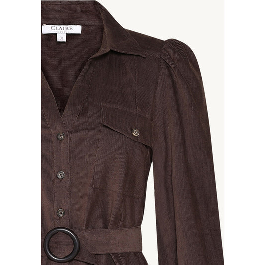 CLAIRE CWDelinde Dresses 4579 Hot Fudge