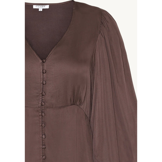 CLAIRE CWDünia Dresses 4579 Hot Fudge